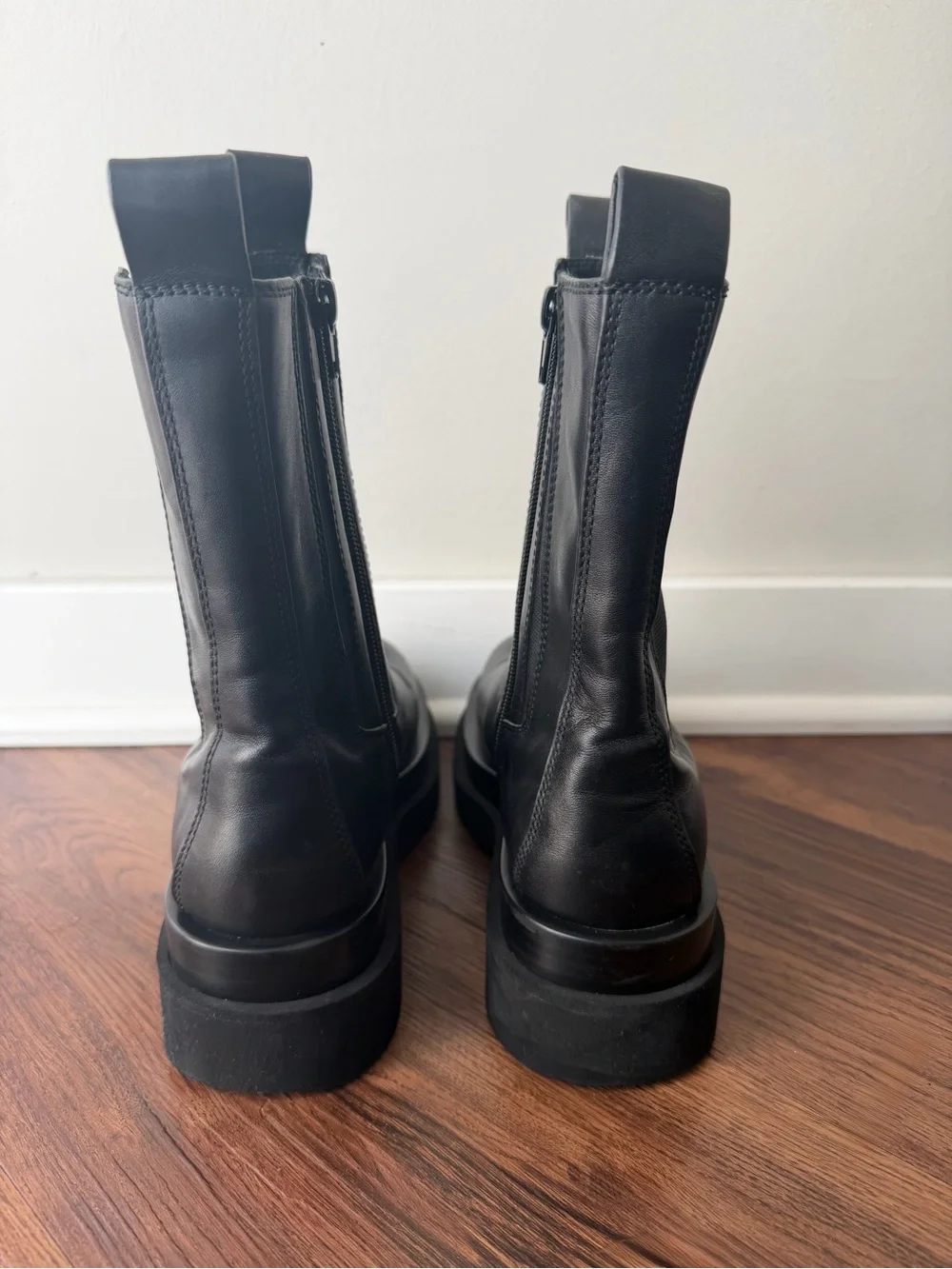 Jeffrey Campbell Black Women's Platform Chelsea Boots